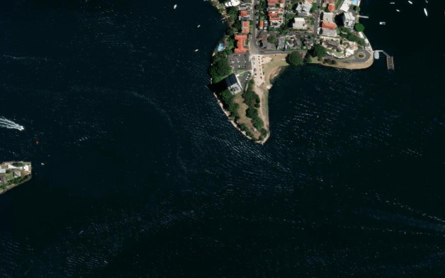 Blues Point Reserve (McMahons Pt) Satellite Aerial View