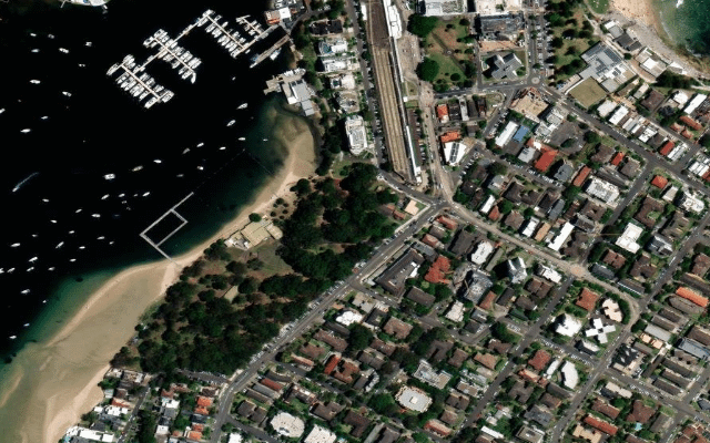 Gunnamatta Bay (Cronulla Wharf) Satellite Aerial View