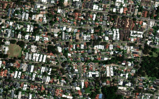 Lilli Pilli Baths & Point Satellite Aerial View