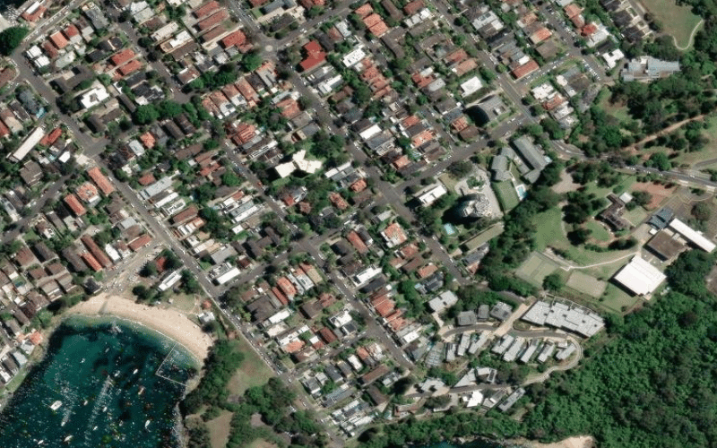Little Manly Point & Cove Satellite Aerial View