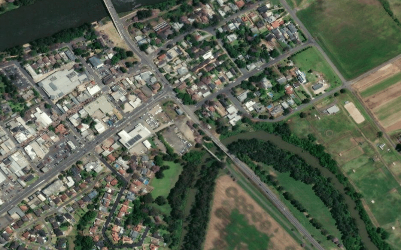 Windsor Foreshore (Governor Phillip Park) Satellite Aerial View